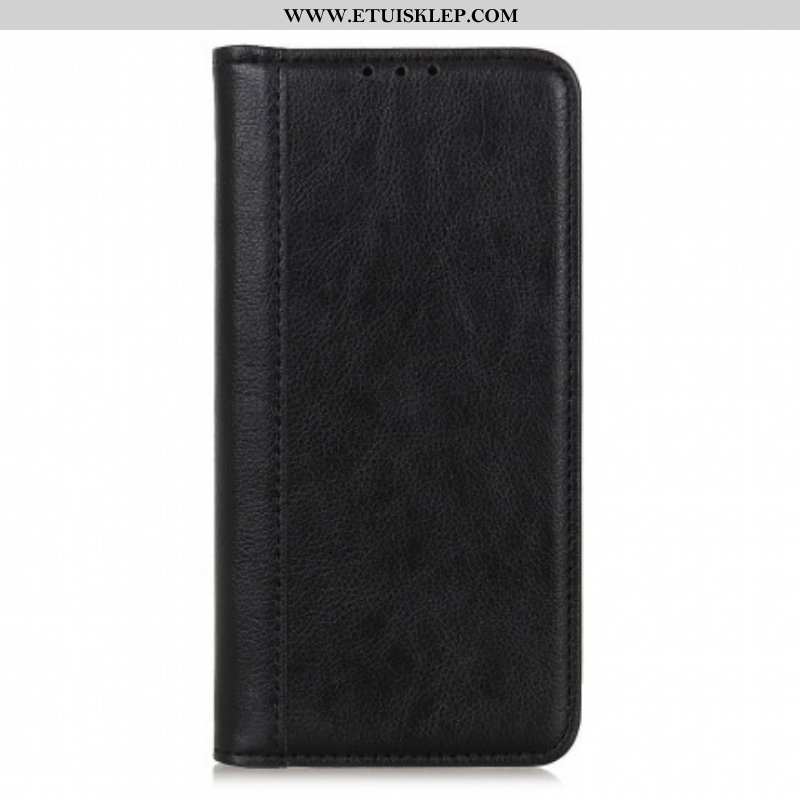 Etui Na Telefon do Sony Xperia 5 III Etui Folio Elegancka Dwoina Skóry Liczi